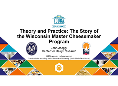 Theory and Practice: The Story of the Wisconsin Master Cheesemaker Program