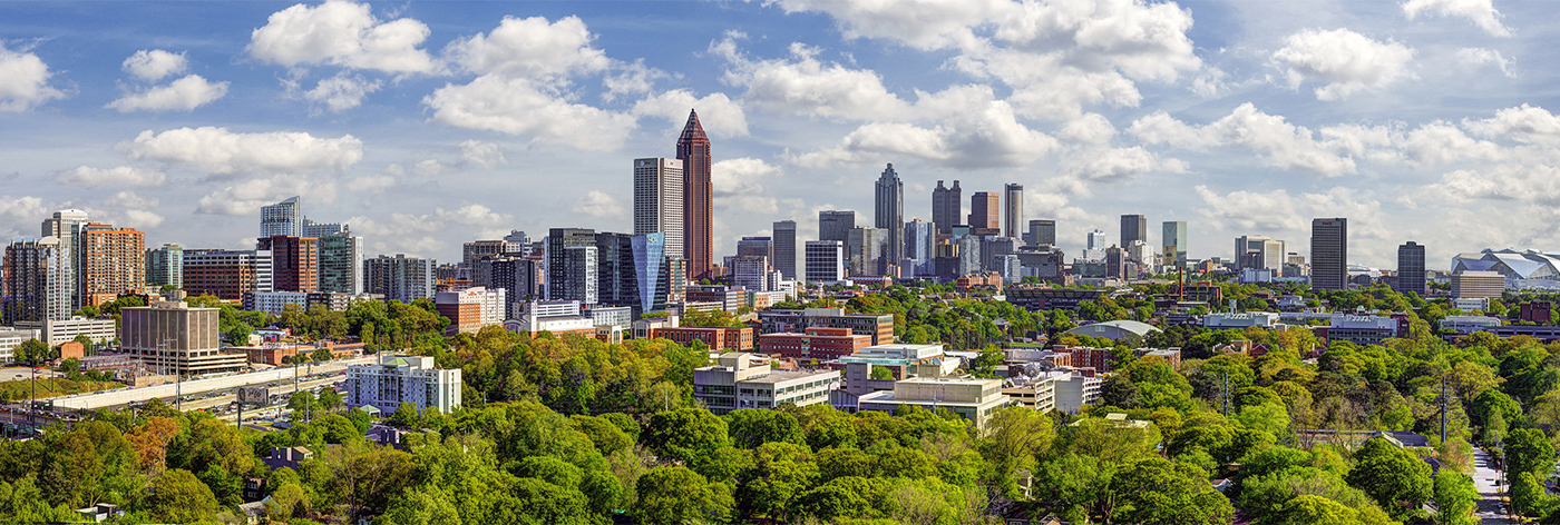 Atlanta Midtown Skyline Panorama