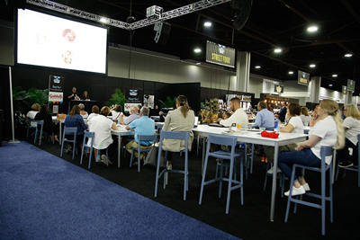 exhibitor attendees show floor what's in store live education session