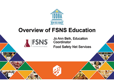 FSNS Food Safety Education Courses: Overview