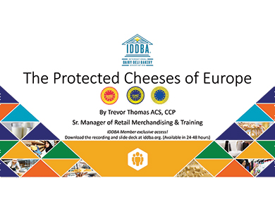 Virtual Tasting Webinar: Protected Cheeses of Europe