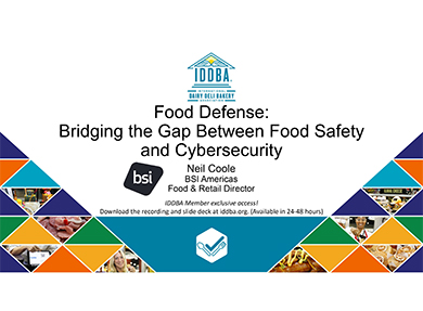 Food Defense: Bridging the Gap Between Food Safety and Cybersecurity