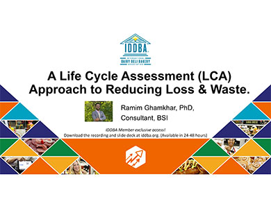 Optimizing Efficiency and Sustainability in the Food Sector: A Life Cycle Assessment Approach to Reducing Loss & Waste