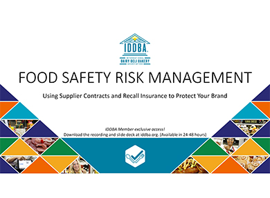 Food Safety Risk: Using Supplier Contracts and Recall Insurance to Protect Your Brand