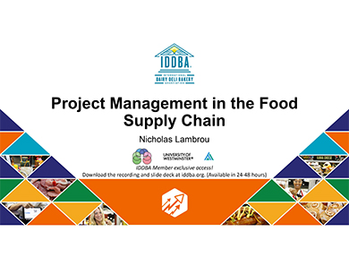 Project Management in the Food Supply Chain