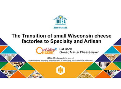 The Transition of Small Wisconsin Cheese Factories to Specialty and Artisan